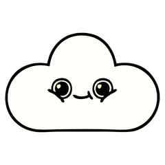 comic book style cartoon cloud