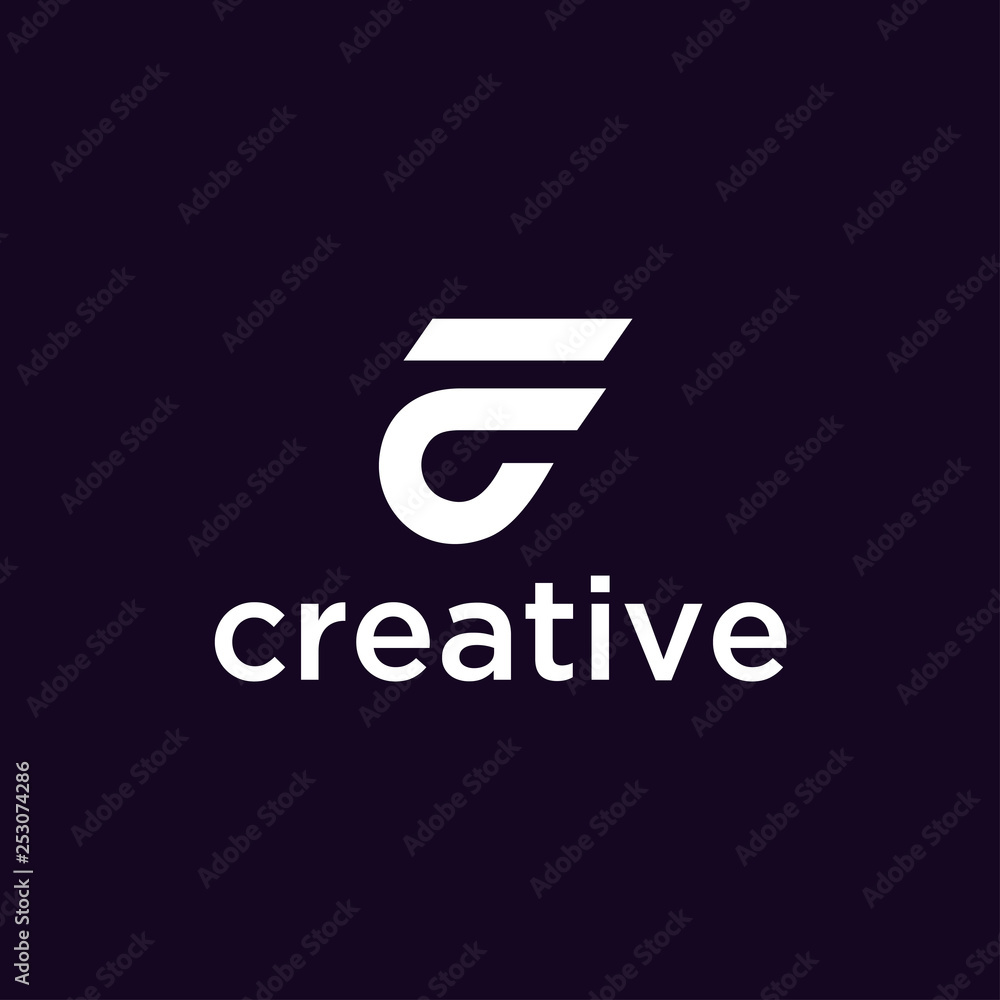 Poster building logo vector design template