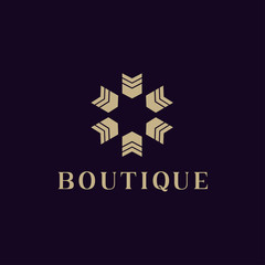 Abstract Elegant Ornament Logo Design