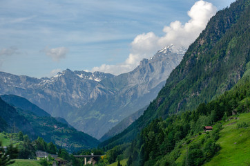 Obraz premium Alps on sunny day