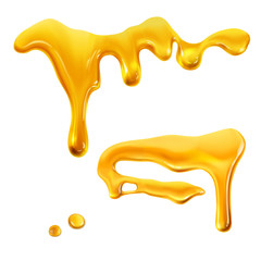 Honey drips