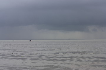 Wetter über dem Wattenmeer