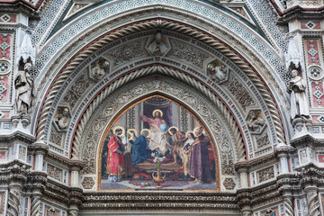 Fototapeta na wymiar Duomo Santa Maria del Fiore, Florence, Tuscany, Italy