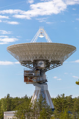 Radio satellite dish in Latvia, Skrunda