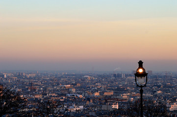 Paris from the top of Montmartre
