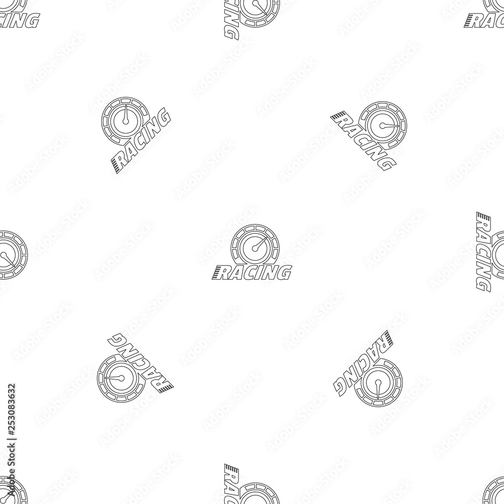Poster racing dashboard pattern seamless vector repeat geometric for any web design