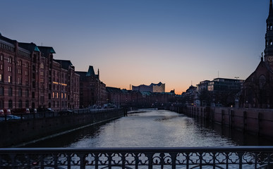 Eblphilhamonie im Abendlicht