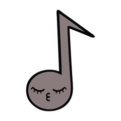 cute cartoon musical note