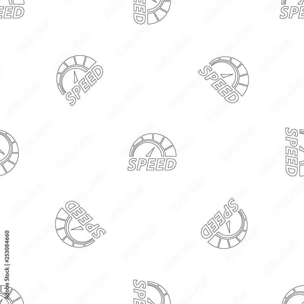 Poster abstract speedometer pattern seamless vector repeat geometric for any web design