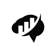 cloud bar with talk icon