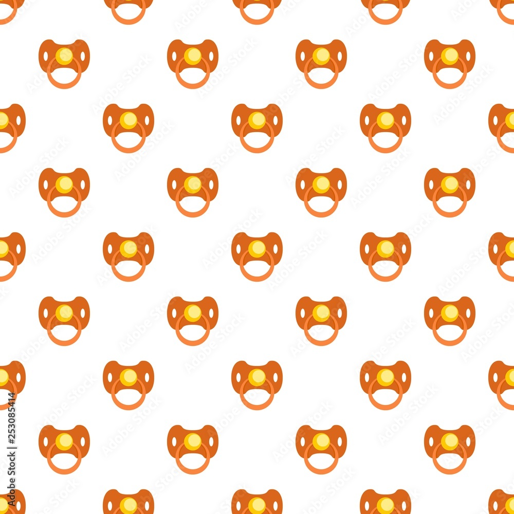 Poster baby nipple pattern seamless vector repeat for any web design