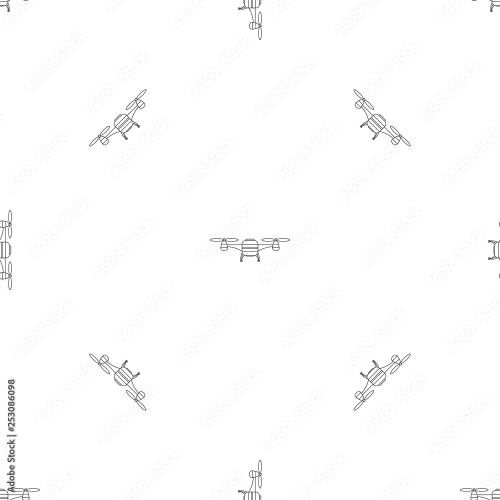 Poster toy drone pattern seamless vector repeat geometric for any web design