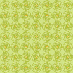 Love Circle Pattern Ornament Green