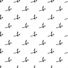 Magpie fly pattern seamless vector repeat geometric for any web design