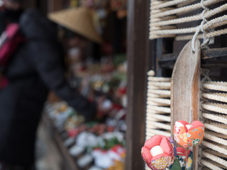 観光地のお土産屋さん