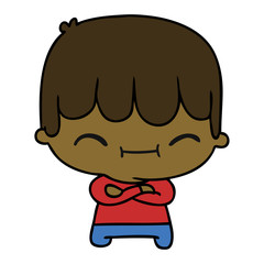 cartoon of kawaii cute boy