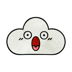 retro grunge texture cartoon white cloud