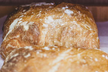 Freshly baked bread 