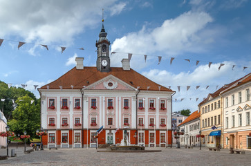 Fototapeta premium Town hall of Tartu, Estonia