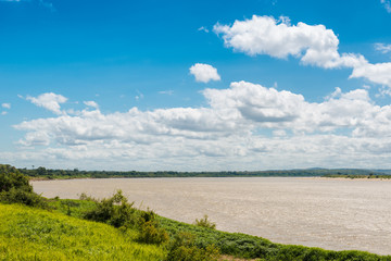 Fototapeta na wymiar View of the Orinoco River. Bolivar State, Venzuela