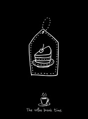 카페 포스터 / 손으로 그린 커피 그림