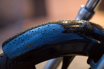 Motorcycle front details fender
