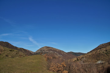 Monti nel parco del monte Cucco
