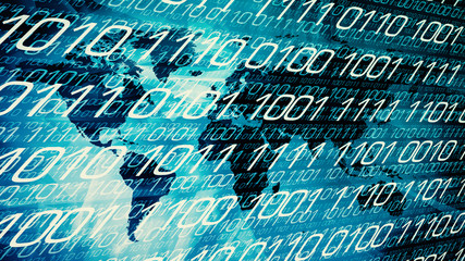 Cyber world neural network concept