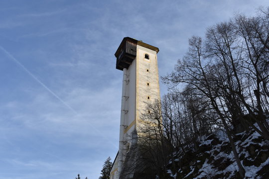 Arnoldstein, K&auml;rnten, Schrotturm, Lost Place, Denkmal, Urban Exploring, Lampe, Turm, Geschichte, Industrie,  Schrotkugeln. Dach, Glocke, Sirene, Rohr, Stromanschluss, 