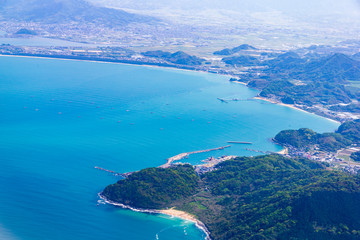 Obraz premium 福岡上空からの景色#7