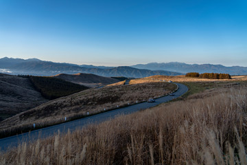 霧ヶ峰　秋の風景