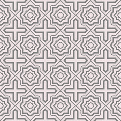 Seamless Geometric Modern Pattern. Art-Deco Geometric Background. Graphic Design. Vector Illustration. Beige color