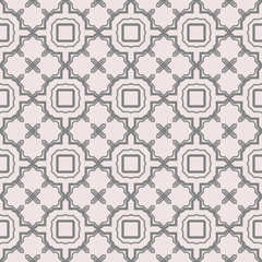 Seamless Geometric Modern Pattern. Art-Deco Geometric Background. Graphic Design. Vector Illustration. Beige color