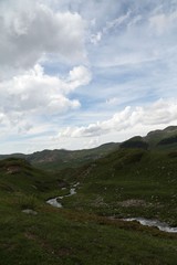 Fototapeta premium green village views. savsat/artvin/turkey