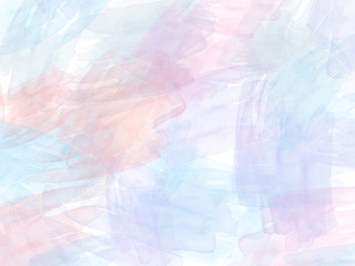 Abstract soft colorful watercolor illustration painting background.