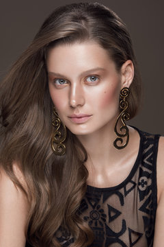 beautiful young girl.  Jewelry.  wealth.  happiness. beauty
