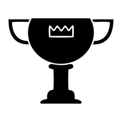 flat symbol gold cup