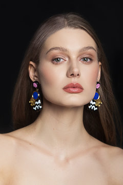beautiful young girl.  Jewelry.  wealth.  happiness. beauty