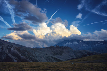 Clouds after the sunset