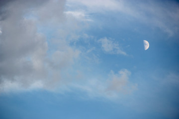 Himmel mit Mond