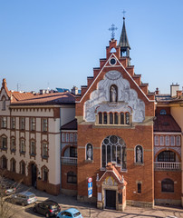 Obraz premium Church Sacred Heart of Jesus, Krakow, Poland