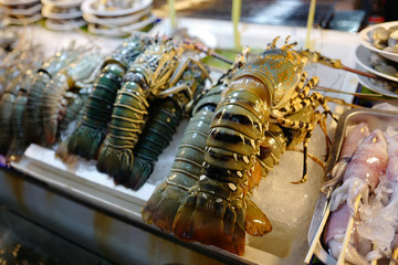 Seafood on market in Thailand