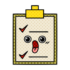 comic book style cartoon science experiment