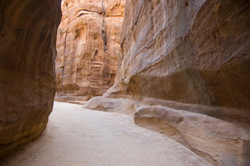 Petra the ancient rock city of the Nabataeans in Jordan