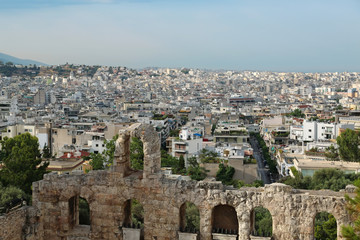 Fototapeta na wymiar Athens city in Greece