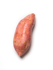 sweet potato isolated on white background