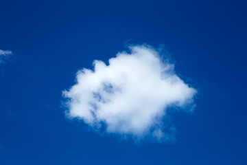 blue sky background with tiny clouds