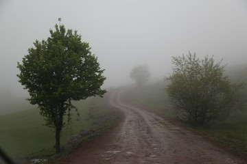 green village views. savsat/artvin/turkey