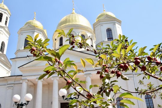 Orthodox Cathedral of Peter and Paul in Simferopol. Crimean peninsula