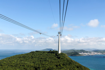 Vietnam Phu Quoc island. Cable car